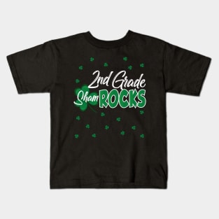 2nd Grade Sham ROCKS Kids T-Shirt